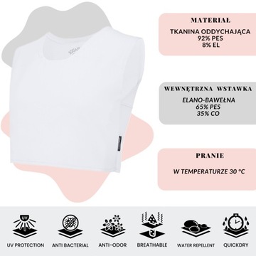 Папка SPORT SHORT B, выравнивающая верхняя часть, БЕЛАЯ, S