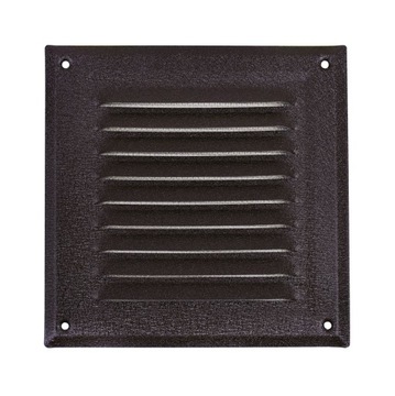 KRATKA WENTYLACYJNA 17x17 KOMINOWA 8019 C BRĄZ MAT