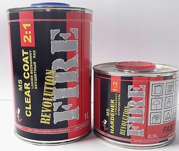 TROTON FIRE LAKIER BEZBARWNY 2:1 1L+0,5 UTW