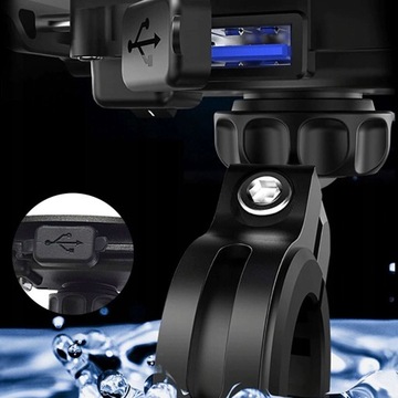 Держатель для телефона Kewig с GPS-приемником для мотоцикла, зарядное устройство QC ДЛЯ телефона для мотоцикла