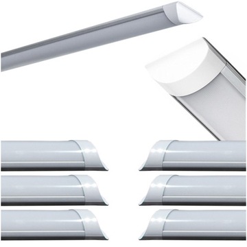 6x SUFITOWA NATYNKOWA MOCNA LAMPA LED LISTWA WISZĄCA WARSZTATOWA GARAŻOWA