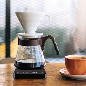 Wysoka Precyzja Cyfrowa Waga do Kawy z Timerem