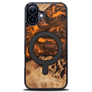 Pouzdro Bewood Unique pro iPhone 17 oranžové s MagSafe