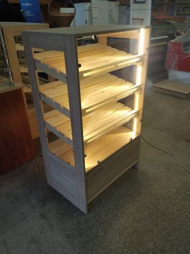 Gablota Witryna Cukiernicza 85cm LED Sonoma oraz Craft dostępne od ręki
