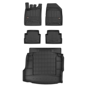 3D gumová sada koberců a rohožek Opel Vectra C 2002-2008 Sedan, bez regulace