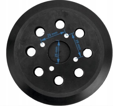 Опора пластины 125 мм 8H замены Metabo FSX 200Intex 625658000 Проставка губка