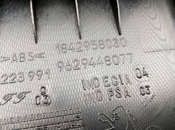 PEUGEOT 607 2001 2230CM3 9629448077 RÁMEČEK TYČE PÁKY ŘAZENÍ