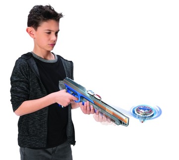 PISTOLET Z WYRZUTNIĄ SPINNER TRIO SHOT BLASTER