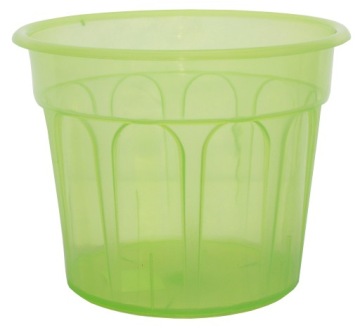 OSŁONKA KARO 13 TRANSPARENTNA ZIELONA DONICZKA