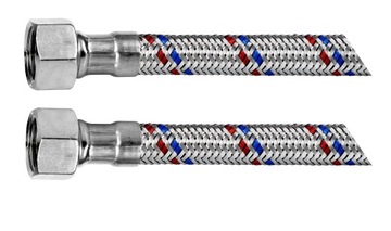 Wężyk do wody INOX 3/8x3/8 60cm