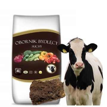 Obornik bydlęcy suchy sypki naturalny KROWIAK 4 l bezpieczny