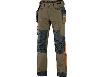 CXS NAOS spodnie Stretch CORDURA brown 54