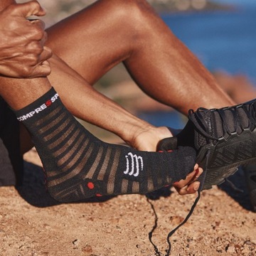 COMPRESSPORT RUN HIGH V4.0 Сверхлегкие носки T4