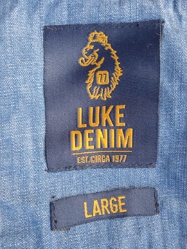 L LUKE DENIM BORDOWA KURTKA MĘSKI ORTALION Z KAPTUREM