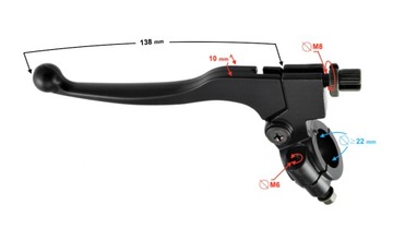 РЫЧАГ СЦЕПЛЕНИЯ CROS 110 125 KXD, 609, ROMET