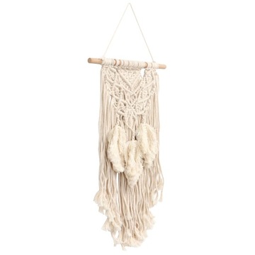 Ozdoba makrama Grace Decor Vintage biała