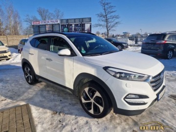 Hyundai Tucson III SUV 1.6 T-GDI 177KM 2018 Hyundai Tucson Full Led 4x4 Skory Blokada Mostow Niski przebieg 1.6 177KM, zdjęcie 7