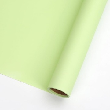 Folia florystyczna Zielona Mięta Rolka 58cm x 10m