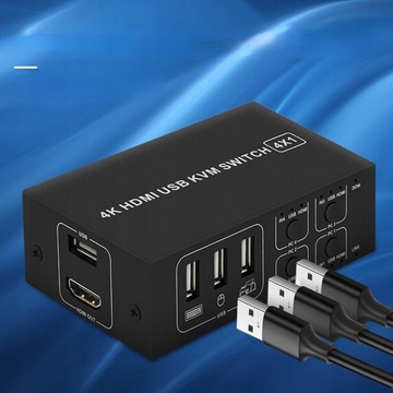 ПЕРЕКЛЮЧАТЕЛЬ KVM HDMI/USB X 4 4K*60 Гц