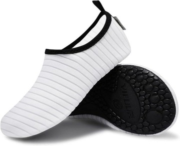 VIFUUR Buty do sportów wodnych buty do wody rozmiar 46 47EU Quick-Dry białe