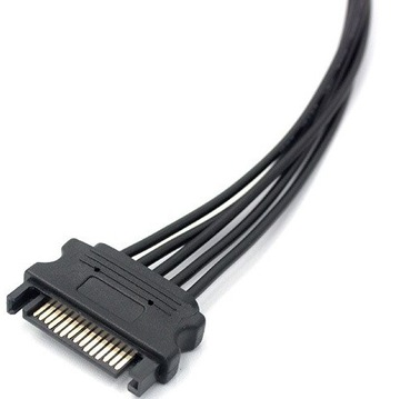 Компьютерный кабель-разветвитель SATA «папа» на 5x SATA «мама», 15 контактов, 50 см