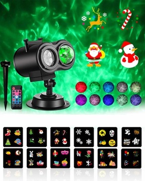 Рождественский Хэллоуин праздничный проектор