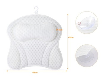 Эргономичная подушка для ванны.Дышащая.