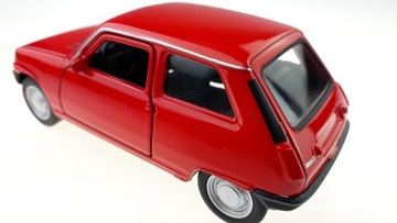 Welly Renault 5 Красный 1:34 Металлическая модель красного автомобиля Welly