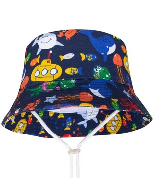 Kapelusz dziecięcy czapka BUCKET HAT bawełniany