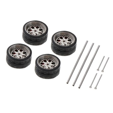 Модифицированные резиновые колеса автомобиля в масштабе 1/64, 5 с.