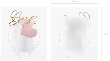 ПОВЯДКА НА ГОЛОВУ НЕВЕСТЫ С ВУАЛЬЮ, белый