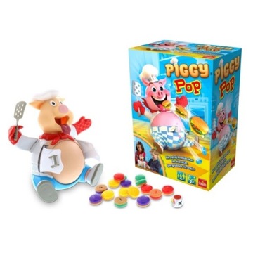 Goliath Gra Zręcznościowa Piggy Pop - NIE PĘKAJ PROSIACZKU 4+