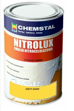 CHEMSTAL NITROLUX EMALIA NITRO 1L ŻÓŁTA JASNA POŁ