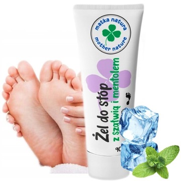 STINKY FEET ЭФФЕКТИВНОЕ СРЕДСТВО ОТ ПОТЕВНОСТИ НОГ гель с ШАЛФЕМ и МЕНТОЛОМ