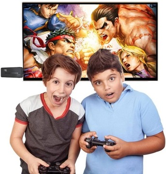 Konsola Retro Gra Telewizyjna + 2 Pady 20000 Gier HDMI 64GB Karta wer. PL