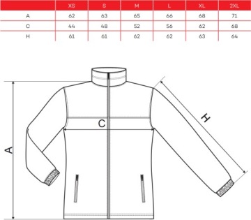MALFINI RIMECK JACKET 504 КОМФОРТНАЯ МЯГКАЯ женская флисовая ТЕПЛАЯ толстовка XS