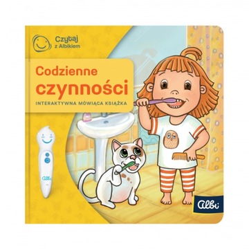 CZYTAJ Z ALBIKIEM INTERAKTYWNA KSIĄŻKA CODZIENNE CZYNNOŚCI ALBI ALBIK 2+