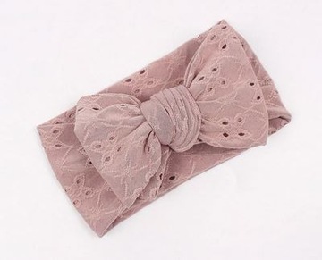 SZEROKA OPASKA na głowę dla niemowląt CHRZEST dla dziewczynki