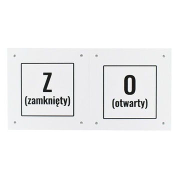 Tabliczka aluminiowa 