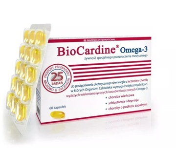 BioCardine Omega-3 - Olej w kapsułkach - MARINEX