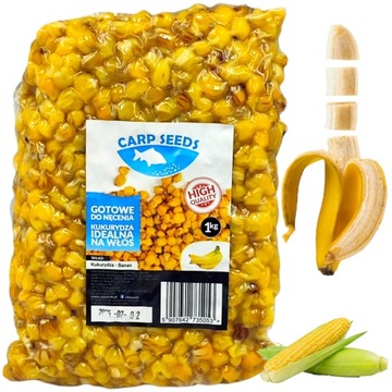 Kukurydza naturalna ANANAS 1kg Carp Seeds gotowe ziarna wędkarskie