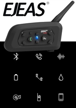 2x EJEAS V6 PRO BT5 МОТОЦИКЛОВЫЙ ИНТЕРКОМ