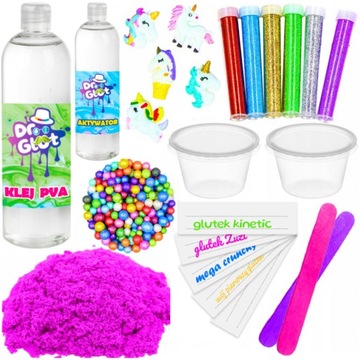 ZESTAW SLIME SWEET DO ROBIENIA GLUTÓW PREZENT KLEJ