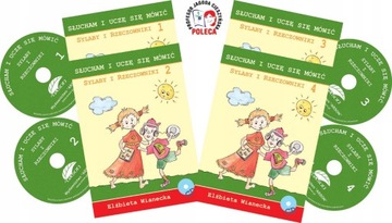 SŁUCHAM I UCZĘ SIĘ MÓWIĆ SYLABY I RZECZ. 1-4 + CD