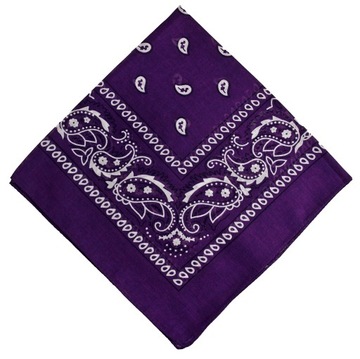 BANDAMKA BANDANA CHUSTKA CHUSTA BANDAMA -c.fiolet