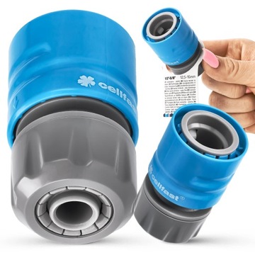 Быстроразъемный соединитель для садового шланга Cellfast | Соединитель подачи шланга 1/2