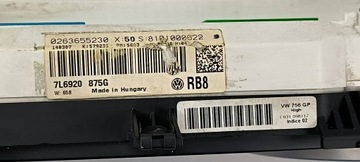 PŘÍSTROJOVÁ DESKA BUDÍK VOLKSWAGEN TOUAREG