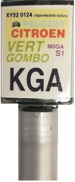 CITROEN PEUGEOT KGA M0GA VERT GOMBO LAKIER SAMOCHODOWY ZAPRAWKA DO RYS ARA
