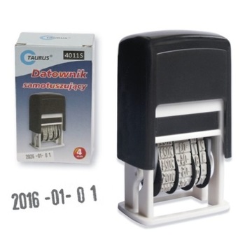 Datownik samotuszujący 4011S: RRRR-MM-DD (ISO) 4mm