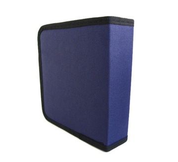 POKROWIEC ETUI FUTERAŁ na 48 CD DVD GRANAT NYLON
